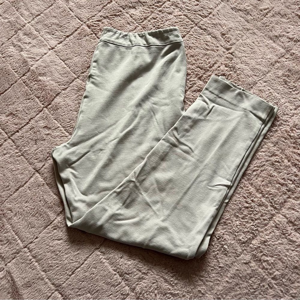 Soft Surroundings High Rise Stretchy Pants Preppy Minimalist Capsule Lounge Sz L